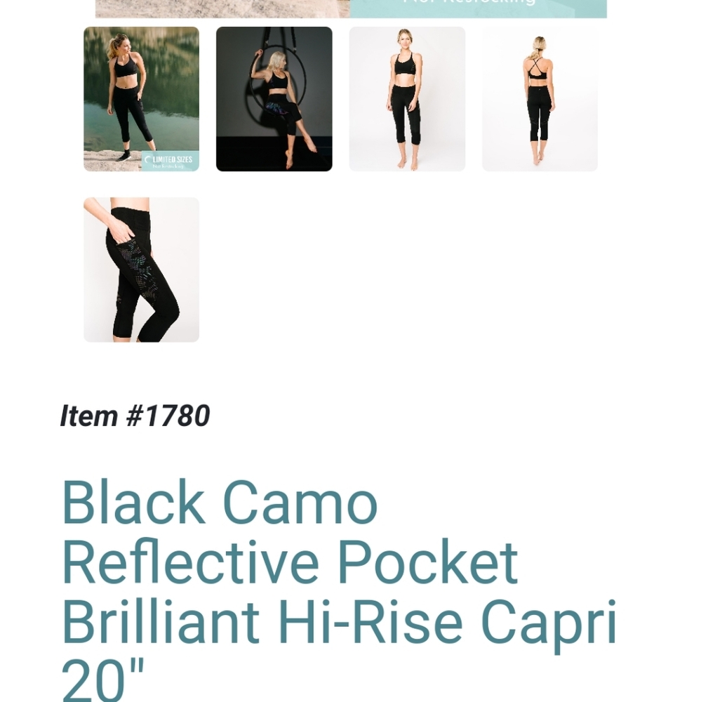 Zyia reflective leggings